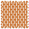 Tiles, Orange - Roman Blind